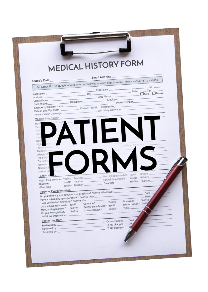 Patient Form on a Clip Board